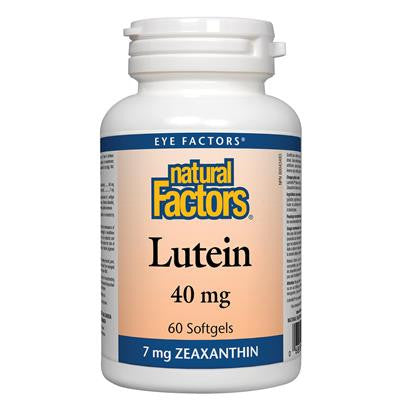 葉黃素 40毫克 60粒 軟膠囊 Natural Factors Lutein 40 mg 60 Softgels