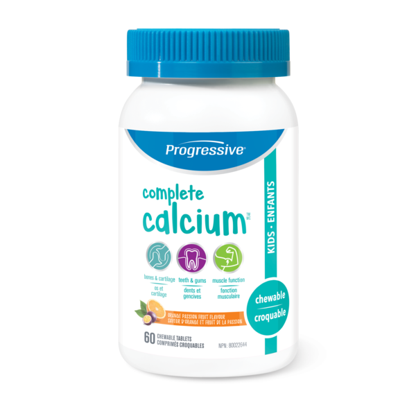 Progressive Complete Calcium For Kids 120 Chewable Tablets