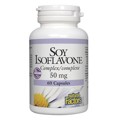 大豆異黃酮素膠囊 50毫克 60粒 Natural Factors Soy Isoflavone Complex 50 mg 60 Capsules